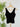 Valentina Cotton Core V Neck Tank in Black-122 - Jersey Tops S/S (Dec - May)-Little Bird Boutique