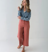 Dear John Audrey Jeans in Terracotta-210 Denim-Little Bird Boutique