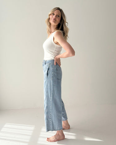 Dear John Audrey Jeans in Ocean-210 Denim-Little Bird Boutique