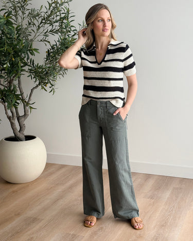 Sanctuary Army Pant in Dark Spruce-220 Pants-Little Bird Boutique