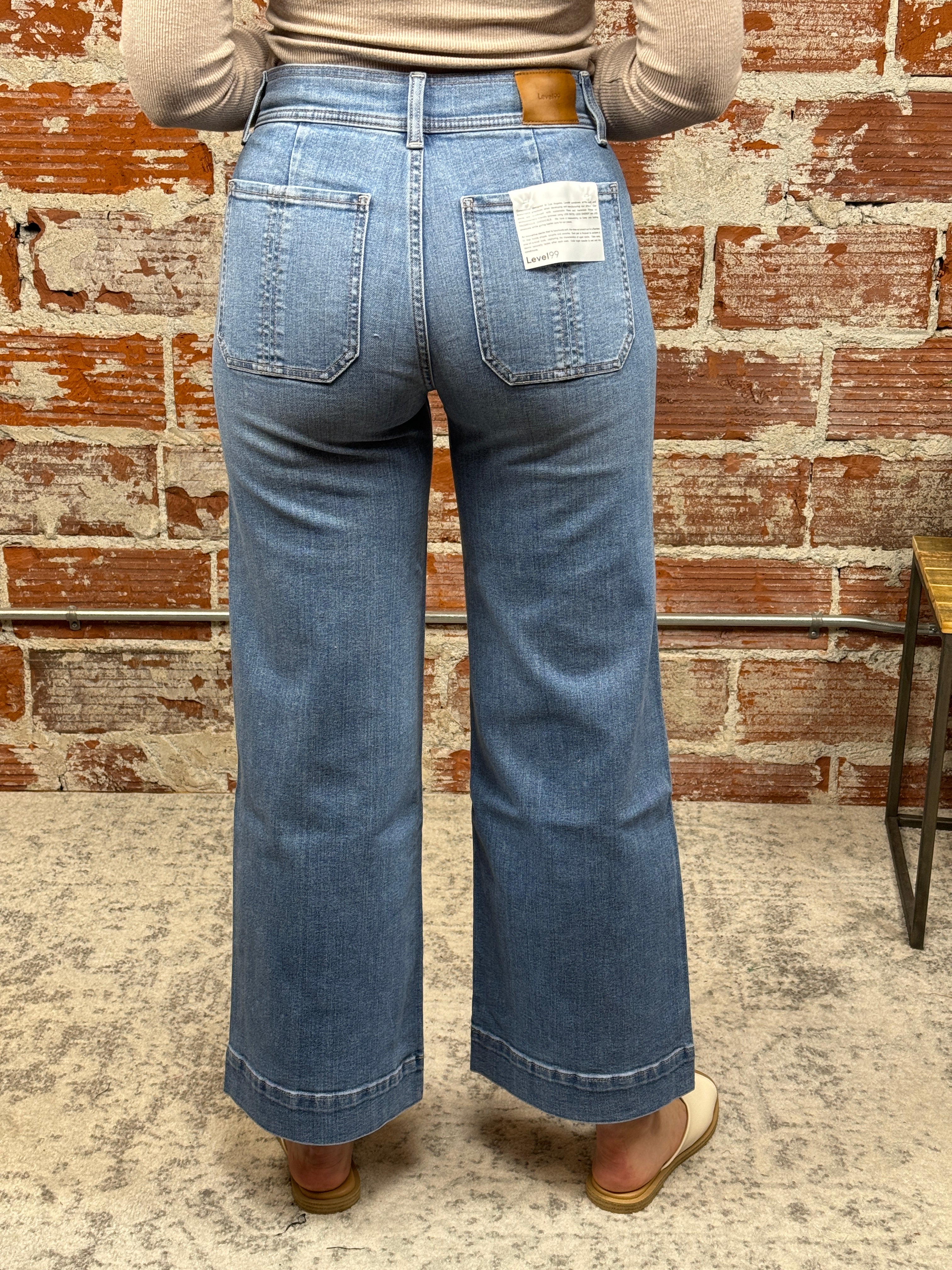 Level 99 Camille Jeans-210 Denim-Little Bird Boutique