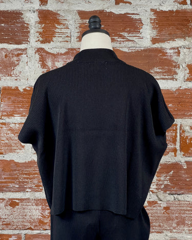 Weekend Sweater in Black-122 - Jersey Tops S/S (Dec - May)-Little Bird Boutique