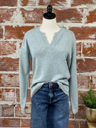 Sanctuary Chill Vibes Sweater in Eucalyptus-132 - Sweaters S/S (Dec - May)-Little Bird Boutique