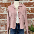 KUT from the Kloth Zinnia Jacket in Blush-141 Outerwear Coats & Jackets-Little Bird Boutique