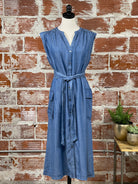 Joslin Chambray Dress-152 Dresses - Long-Little Bird Boutique