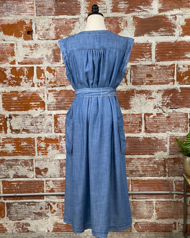 Joslin Chambray Dress-152 Dresses - Long-Little Bird Boutique