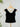 Z Supply Second Skin Off Shoulder Top in Black-122 - Jersey Tops S/S (Dec - May)-Little Bird Boutique