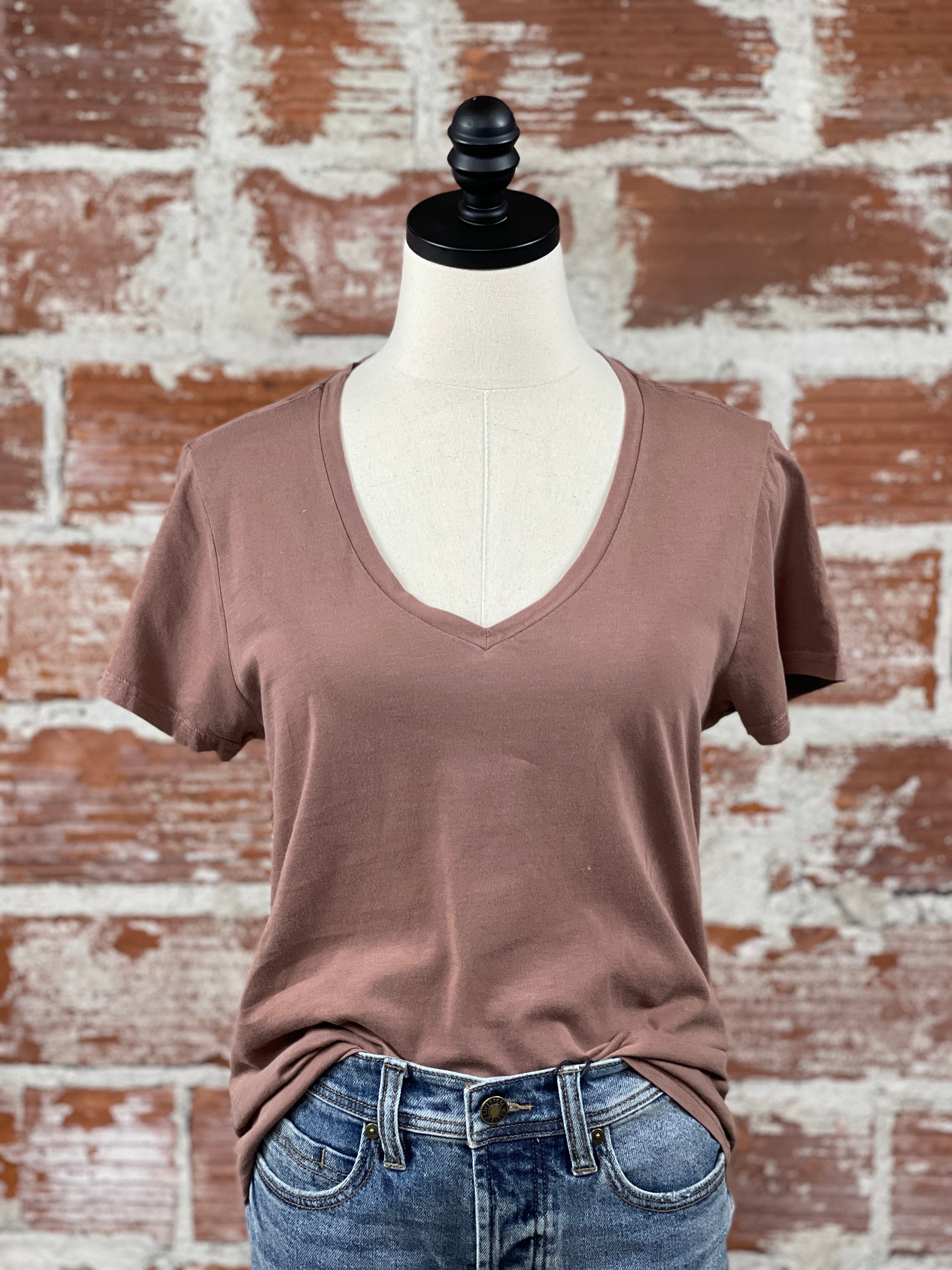 Dear John Madelyn Tee in Nutshell-122 - Jersey Tops S/S (Dec - May)-Little Bird Boutique