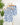 Dex Tie Shoulder Top in Blue Wash w/ White Flower-112 - Woven Top S/S (Dec - May)-Little Bird Boutique