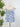 Dex Tie Shoulder Top in Blue Wash w/ White Flower-112 - Woven Top S/S (Dec - May)-Little Bird Boutique