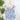 Dex Tie Shoulder Top in Blue Wash w/ White Flower-112 - Woven Top S/S (Dec - May)-Little Bird Boutique