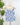Dex Tie Shoulder Top in Blue Wash w/ White Flower-112 - Woven Top S/S (Dec - May)-Little Bird Boutique