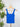 Nikibiki Floral Textured Lace Tank in Royal Blue-122 - Jersey Tops S/S (Dec - May)-Little Bird Boutique