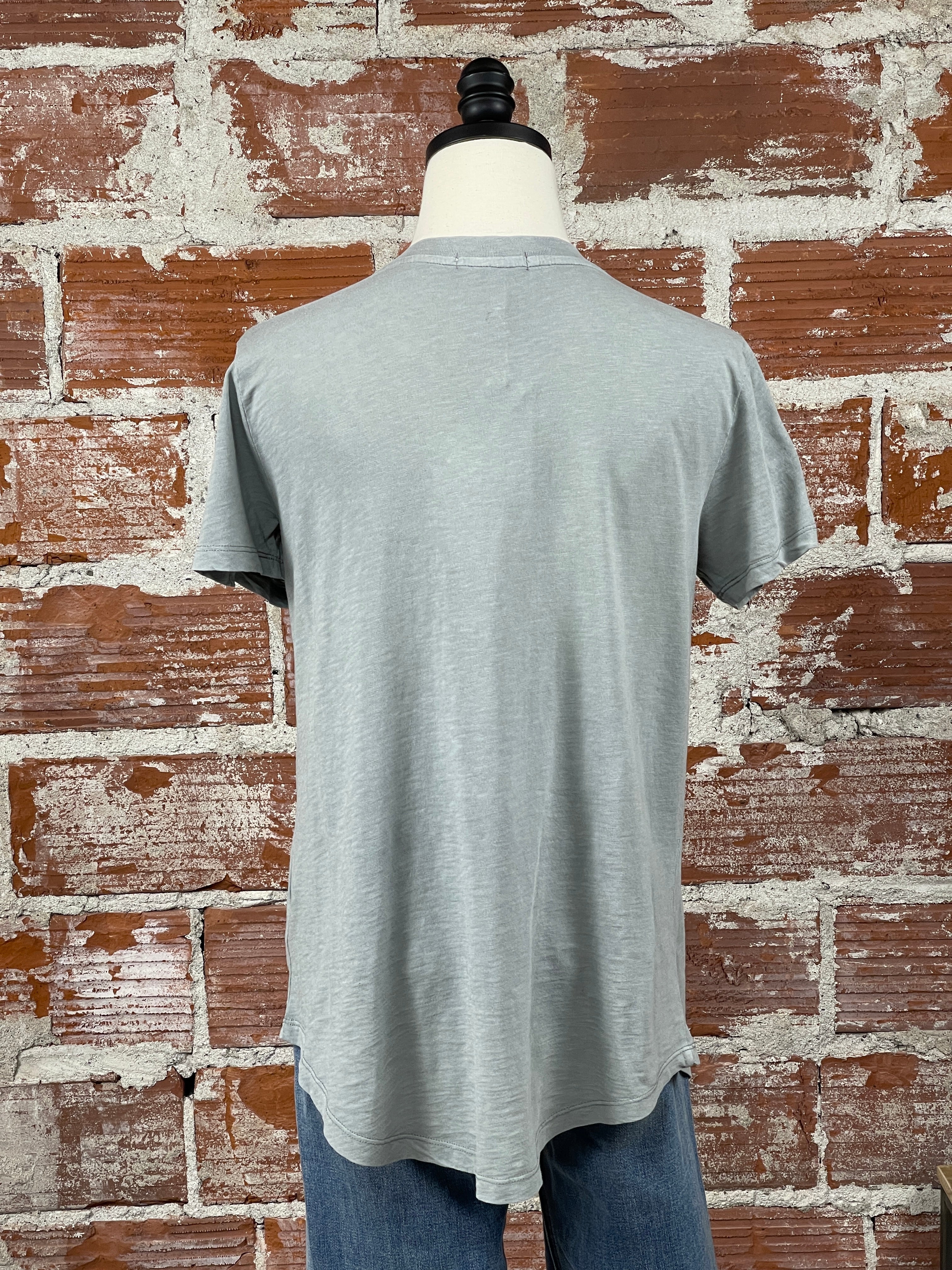 Z Supply Asher Tee in Harbor Grey-122 - Jersey Tops S/S (Dec - May)-Little Bird Boutique