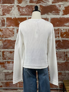 Z Supply Emerson Sweater in White-132 - Sweaters S/S (Dec - May)-Little Bird Boutique