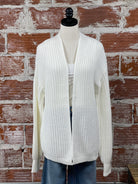 Z Supply Sutton Rib Cardigan in Sea Salt-132 - Sweaters S/S (Dec - May)-Little Bird Boutique