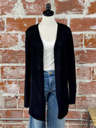 Z Supply Cascade Cardigan in Black-132 - Sweaters S/S (Dec - May)-Little Bird Boutique