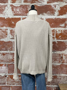 Tara Sweater in Khaki-131 - Sweaters F/W (July - Dec)-Little Bird Boutique