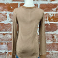 Thread and Supply Stacy Top in Toasted Coconut Stripe-121 - Jersey Tops F/W (June - Nov)-Little Bird Boutique