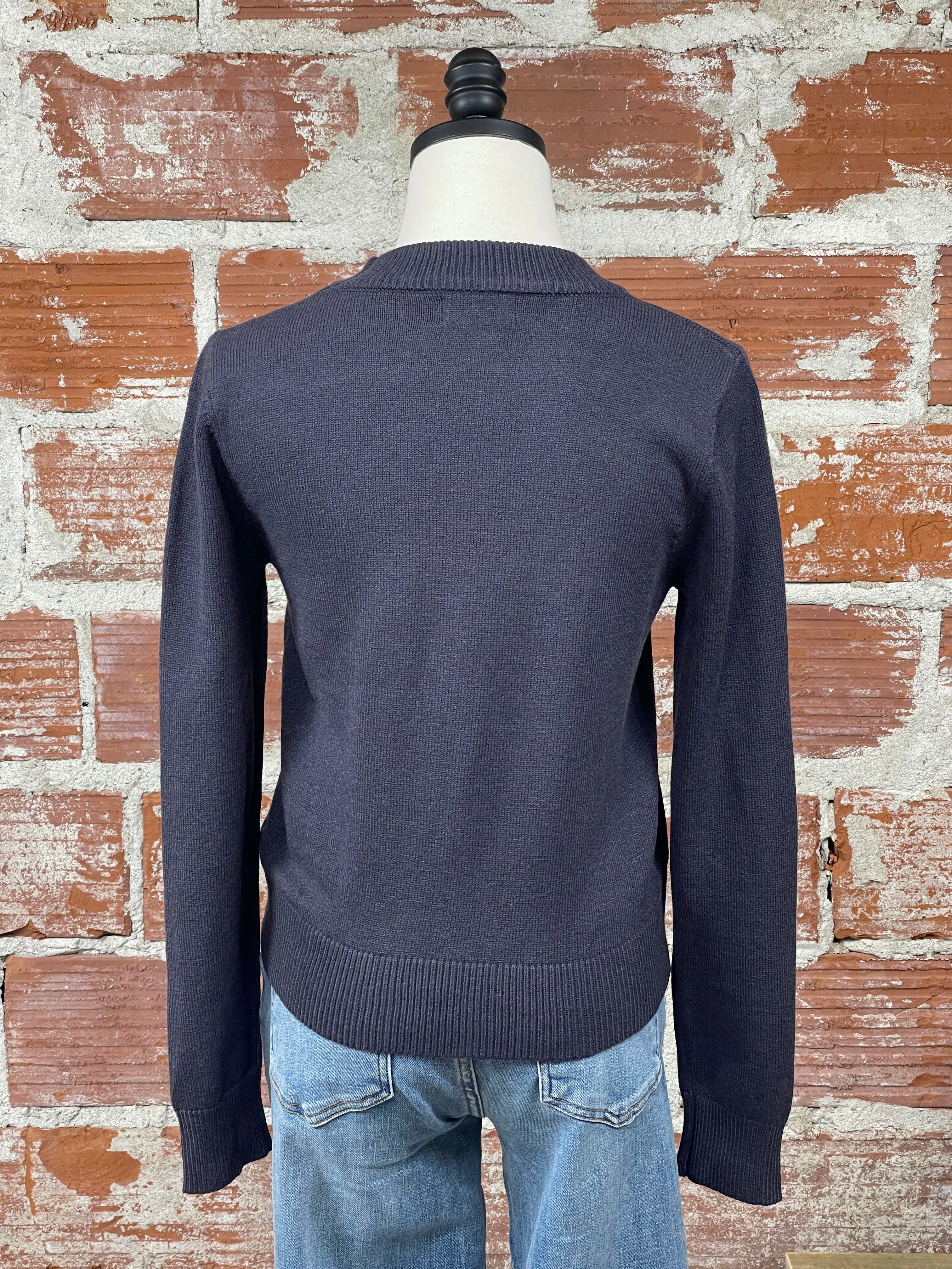 Classic Sweater in Eclipse-131 - Sweaters F/W (June - Nov)-Little Bird Boutique