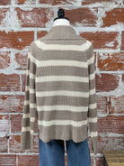 Snap Sweater in Mocha-131 - Sweaters F/W (July - Dec)-Little Bird Boutique