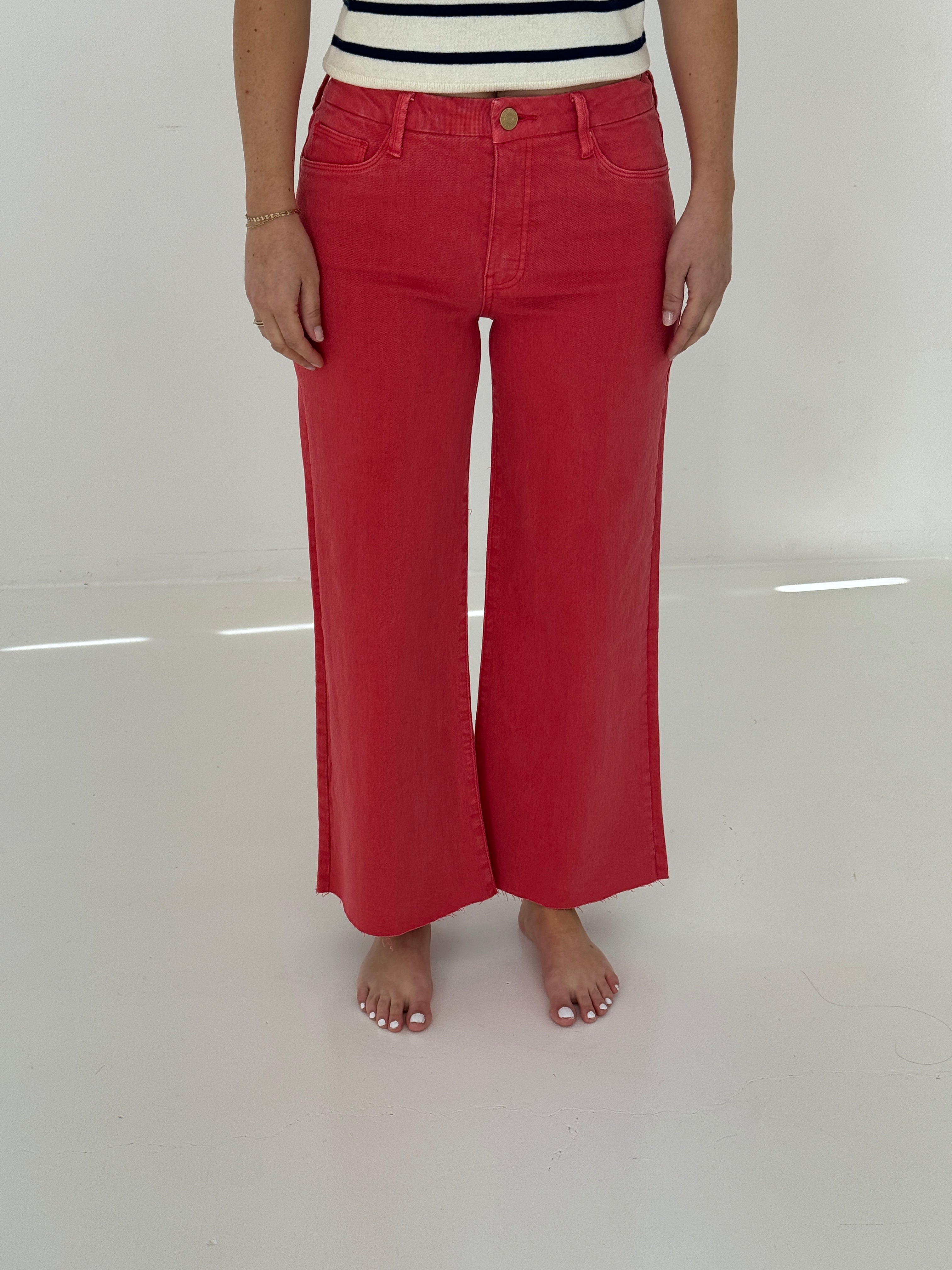 Kut Meg High Rise Fab Ab Jeans in Strawberry-220 Pants-Little Bird Boutique