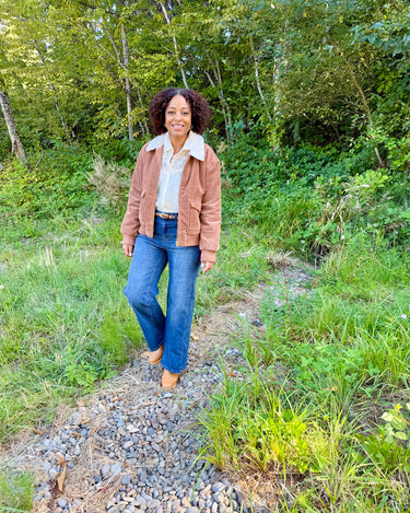 Dear John Hallie Corduroy Jacket in Melted Butterscotch