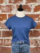 Z Supply Modern Slub Tee in True Navy-121 - Jersey Tops F/W (June - Nov)-Little Bird Boutique
