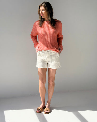 Flag and Anthem Pixley Short in Cream-232 Shorts-Little Bird Boutique