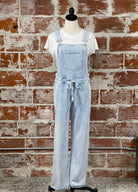 Z Supply Overalls in Denim-160 Jumpsuits/ Rompers-Little Bird Boutique