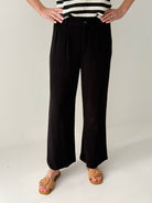 Z Supply Vista Pants in Black-220 Pants-Little Bird Boutique