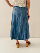 Gidget Denim Skirt-231 Skirts-Little Bird Boutique