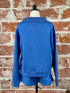 Z Supply Sonata Fleece Sweatshirt in Blue-142 Sweatshirts & Hoodies-Little Bird Boutique