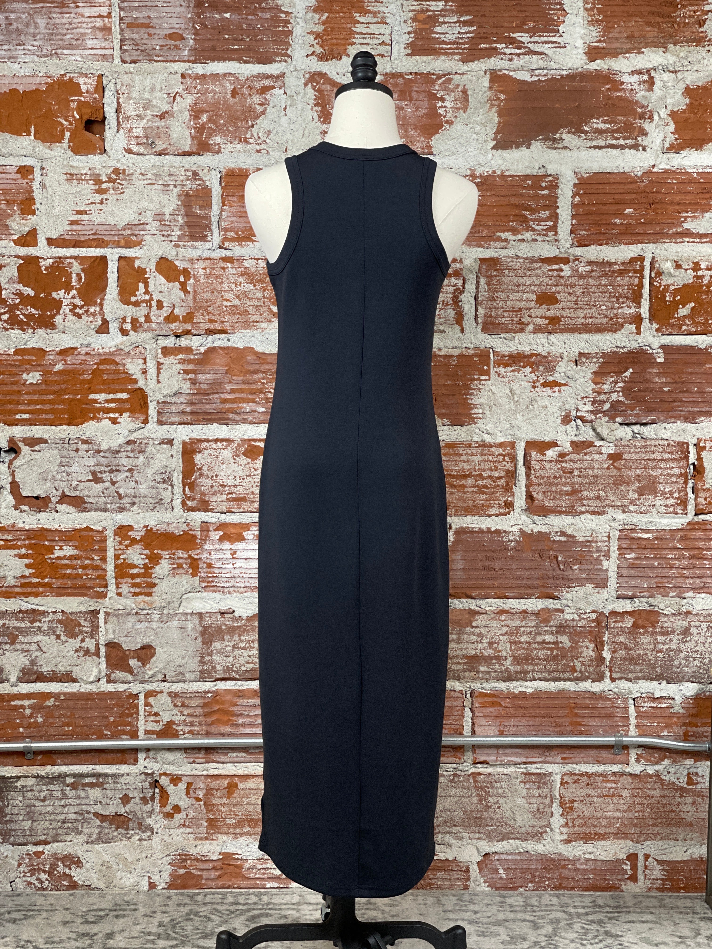 Thread and Supply Walter Dress in Black-152 Dresses - Long-Little Bird Boutique