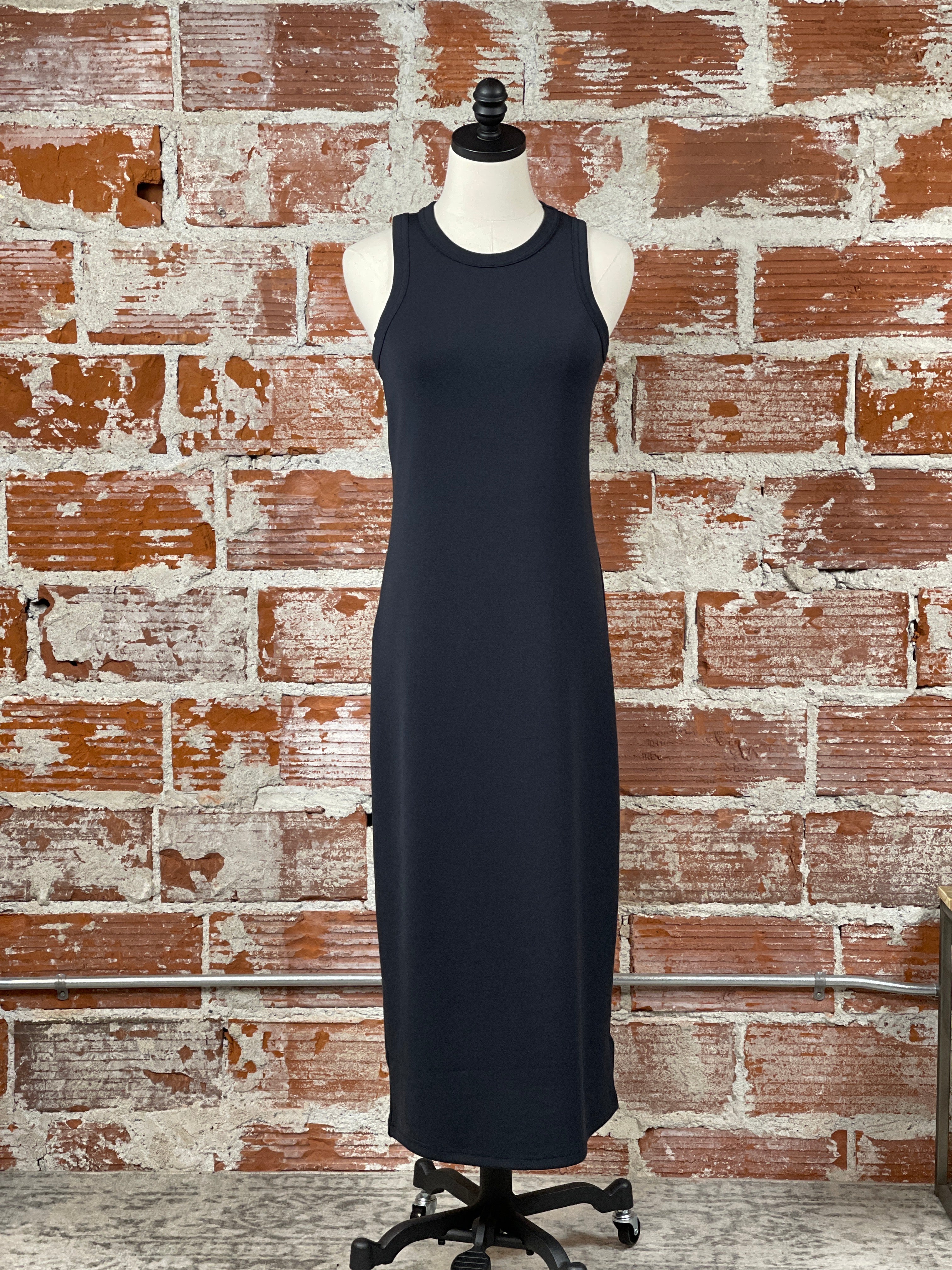Thread and Supply Walter Dress in Black-152 Dresses - Long-Little Bird Boutique