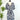 Anthem the Label Printed Flowy Raglan Dress in Navy and White-151 Dresses - Short-Little Bird Boutique