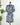 Anthem the Label Printed Flowy Raglan Dress in Navy and White-151 Dresses - Short-Little Bird Boutique