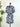 Anthem the Label Printed Flowy Raglan Dress in Navy and White-151 Dresses - Short-Little Bird Boutique
