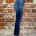 KUT from the Kloth Rachael Raw Hem in Explore-210 Denim-Little Bird Boutique