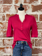 Another Love Tanner Top in Ruby Pink-121 - Jersey Tops F/W (June - Nov)-Little Bird Boutique