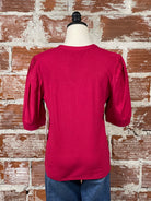 Another Love Tanner Top in Ruby Pink-121 - Jersey Tops F/W (June - Nov)-Little Bird Boutique