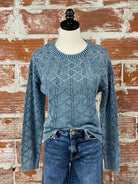 Another Love Colette Sweater in Teal-131 - Sweaters F/W (June - Nov)-Little Bird Boutique