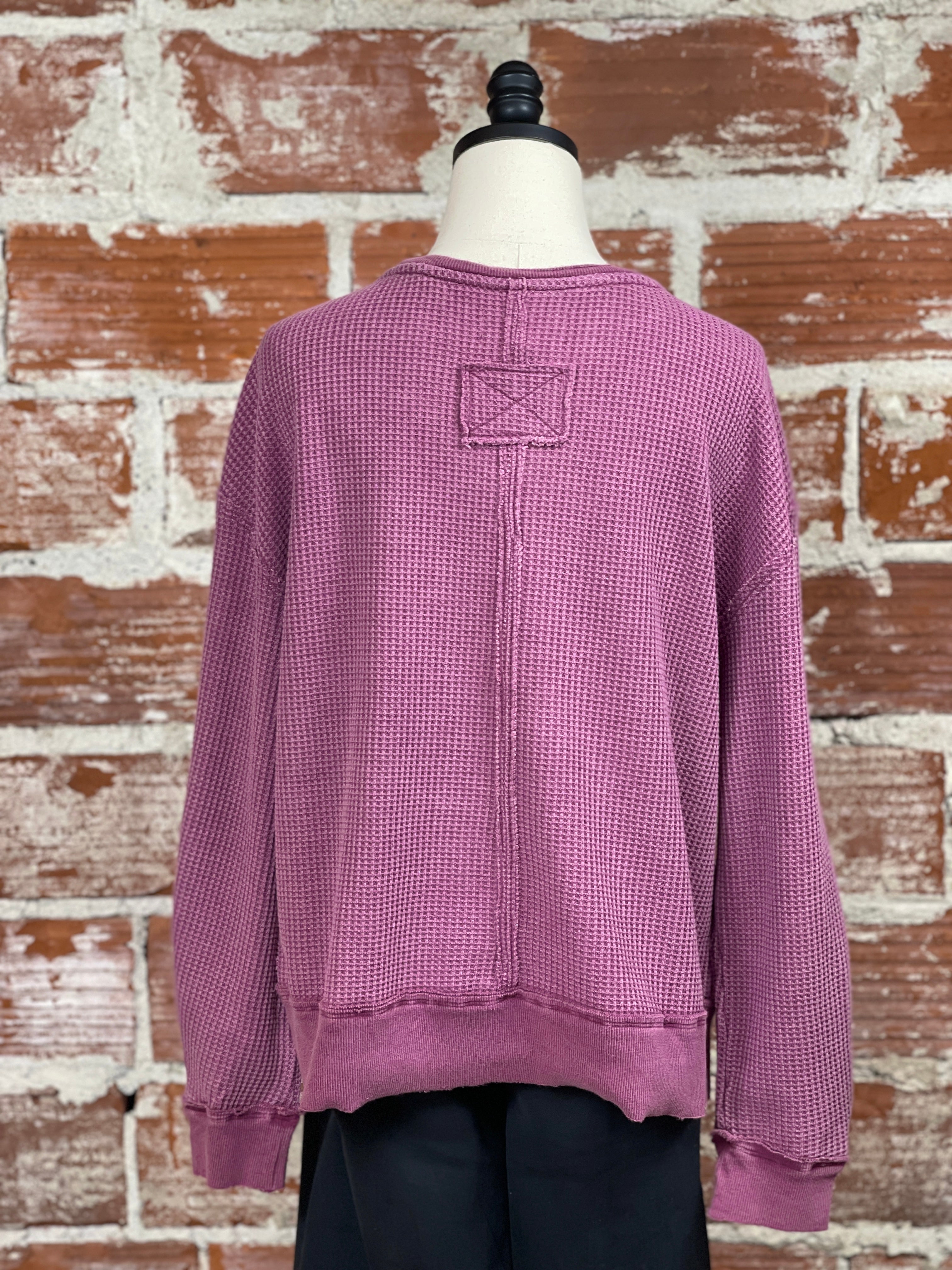 Dear John Zyra Top in Purple-142 Sweatshirts & Hoodies-Little Bird Boutique