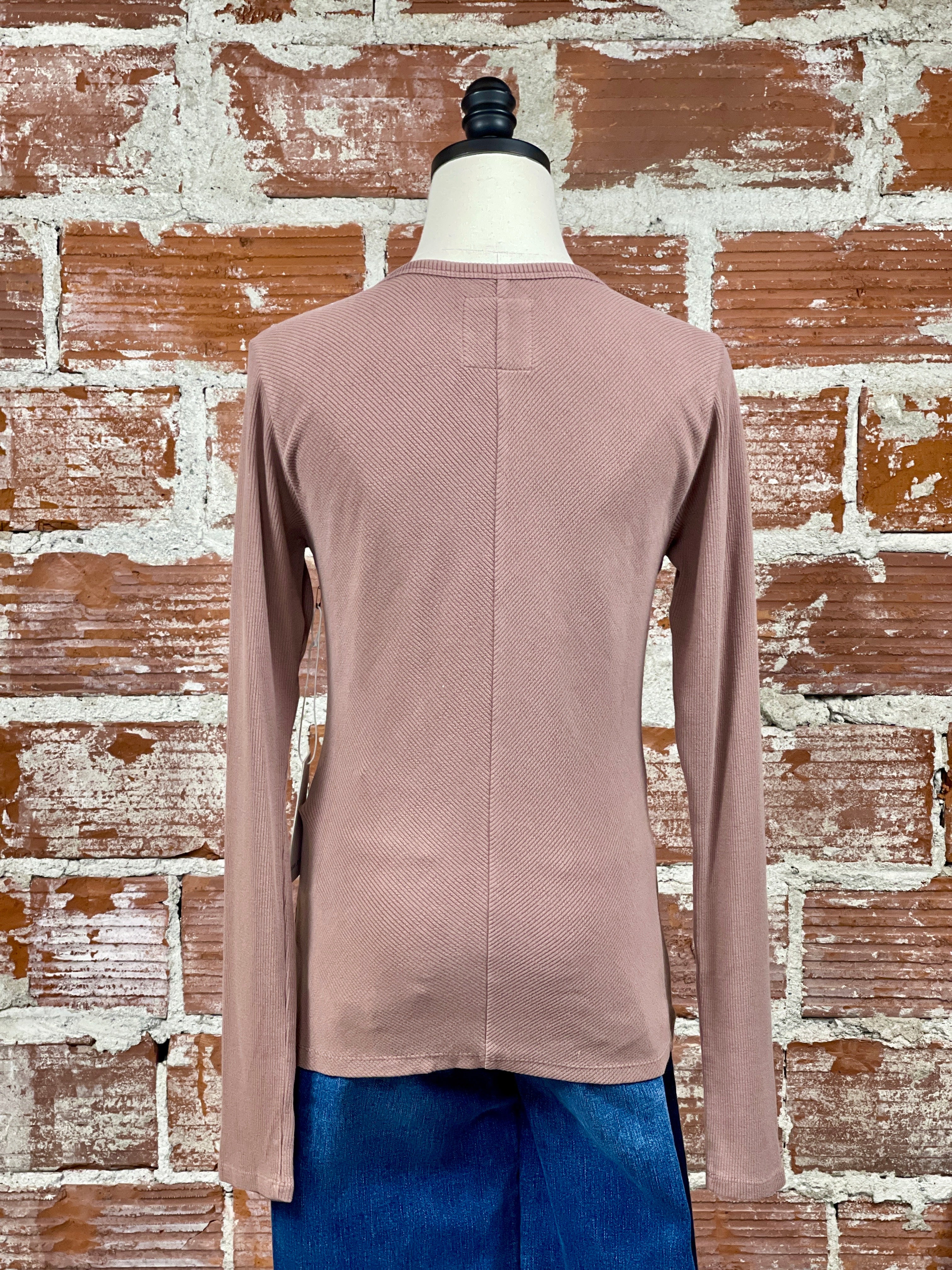 Dear John Marlowe Top in Nutshell-121 - Jersey Tops F/W (June - Nov)-Little Bird Boutique