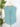 Lark & Laurel Top in Teal Leaf Tile