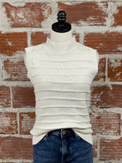 Sanctuary Life is Easy Shell in Chalk-131 - Sweaters F/W (June - Nov)-Little Bird Boutique