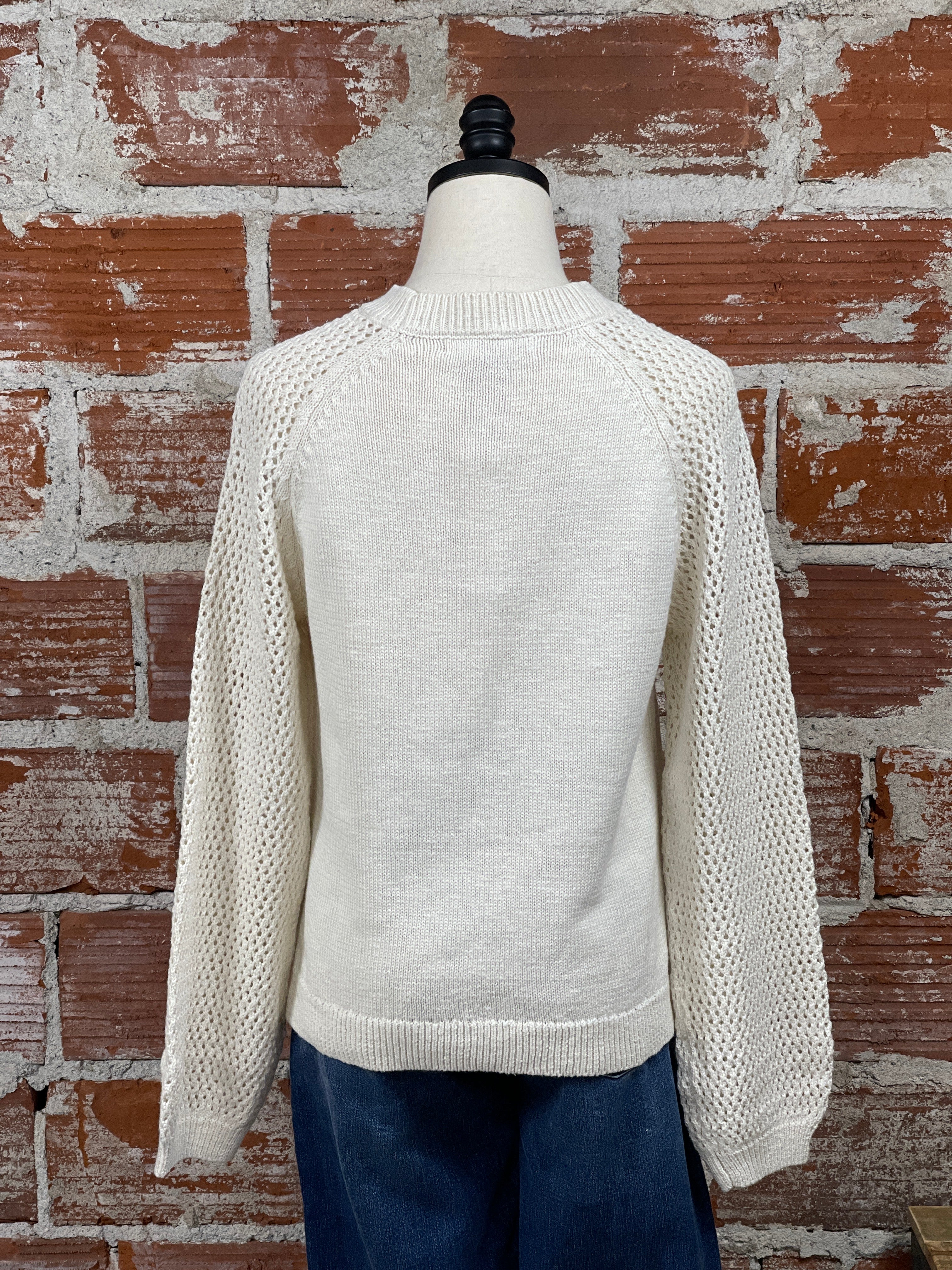 Sanctuary Perfect Moment Sweater in Chalk-131 - Sweaters F/W (June - Nov)-Little Bird Boutique