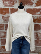 Sanctuary Perfect Moment Sweater in Chalk-131 - Sweaters F/W (June - Nov)-Little Bird Boutique