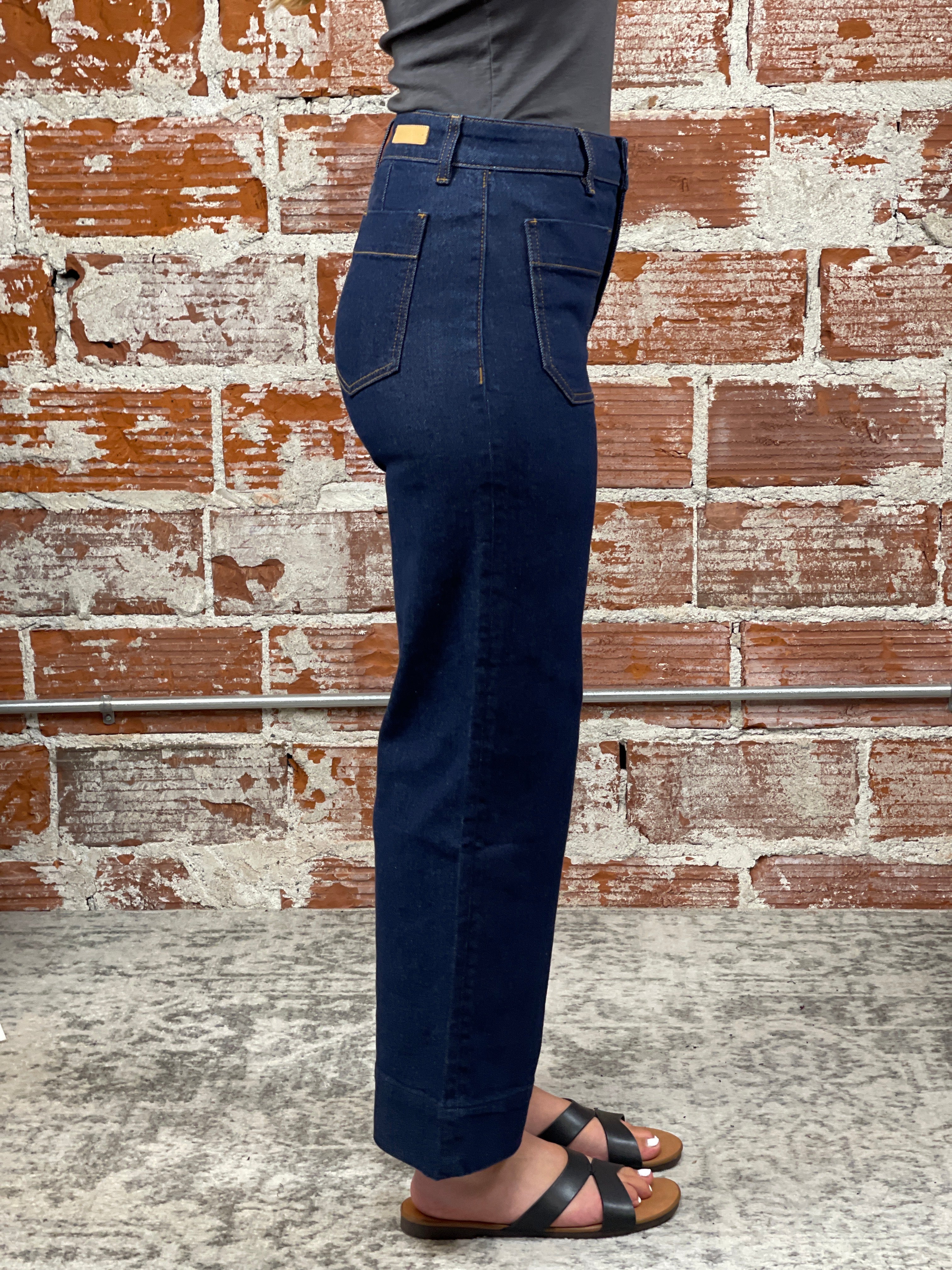 Sanctuary The Marine Denim Trouser in Magnetic-210 Denim-Little Bird Boutique