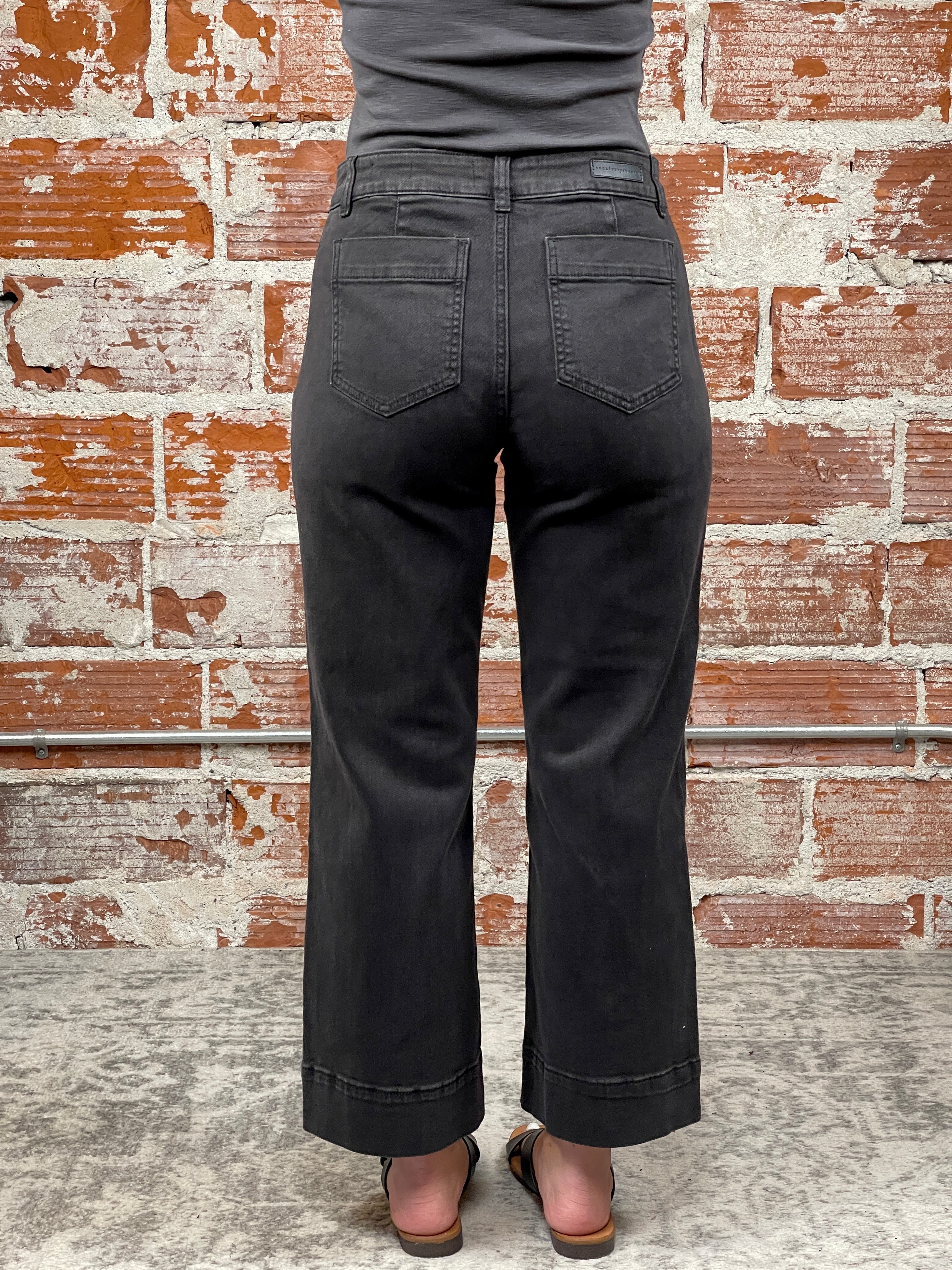 Sanctuary The Marine Denim Trouser in Obsidian-210 Denim-Little Bird Boutique